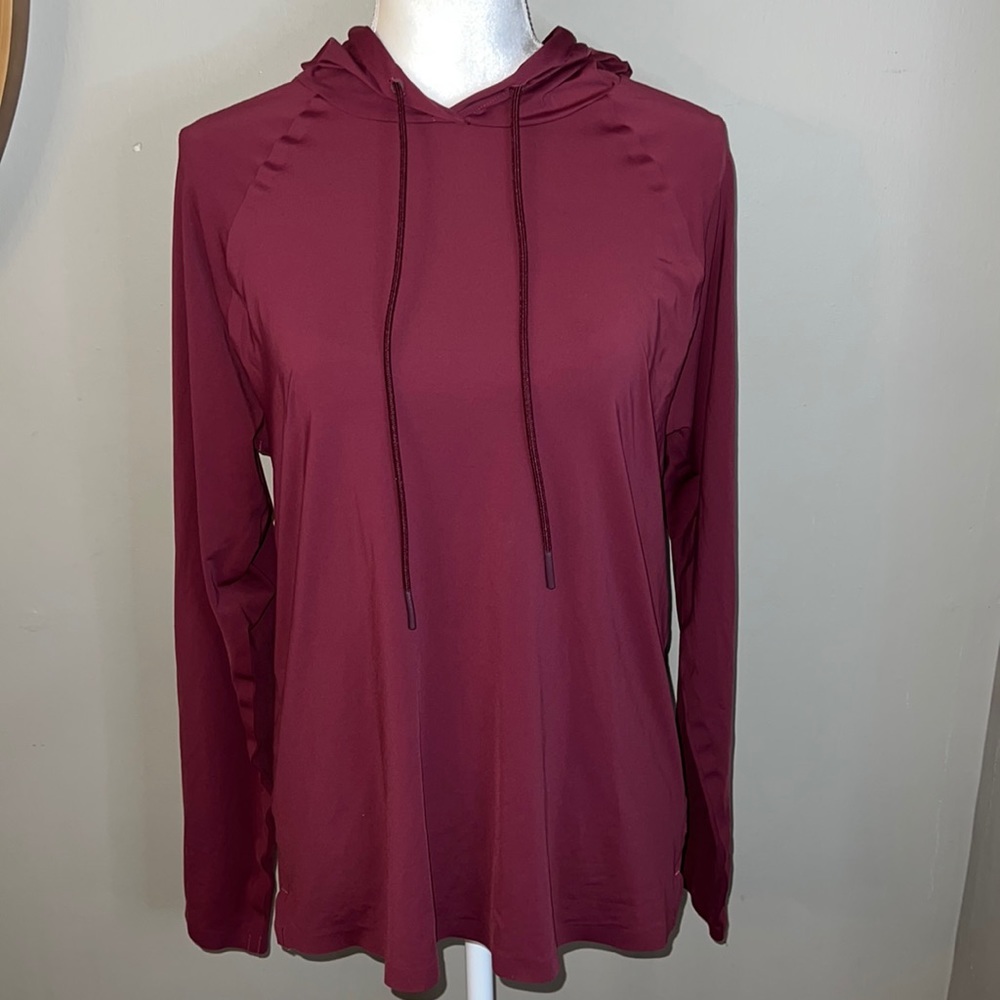 ALO Yoga Burgundy Hoodie Size M